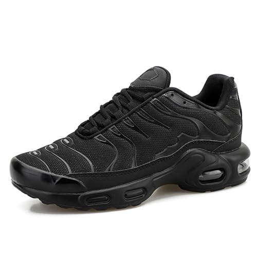 SixfoxHerren Wanderschuhe Turnschuhe Gym Sportschuhe Turnschuhe Laufschuhe Tennisschuhe Freizeit Straßenlaufschuhe Mode Leichte Atmungsaktive Schlupfschuhe Schwarz42 von Sixfox