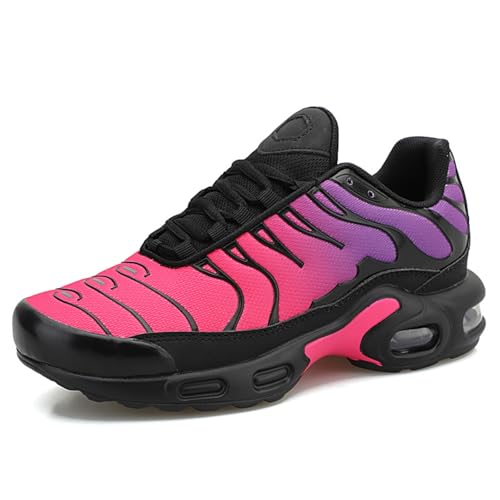 SixfoxHerren Wanderschuhe Turnschuhe Gym Sportschuhe Turnschuhe Laufschuhe Tennisschuhe Freizeit Straßenlaufschuhe Mode Leichte Atmungsaktive SchlupfschuheRosenrot38 von Sixfox