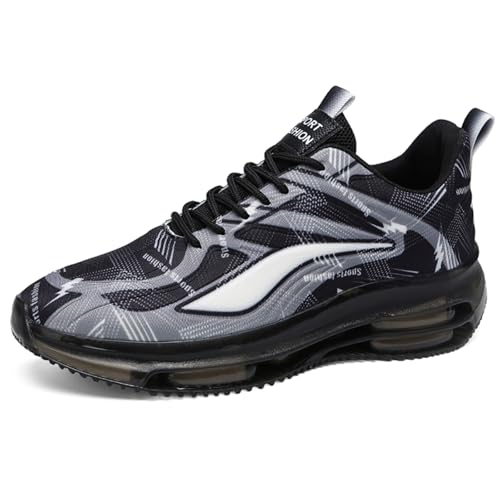 SixfoxHerren Wanderschuhe Turnschuhe Gym Sportschuhe Turnschuhe Laufschuhe Tennisschuhe Freizeit Straßenlaufschuhe Mode Leichte Atmungsaktive Turnschuhe in Übergröße Schwarz40 SixfoxHerren Wanderschuhe Turnschuhe Gym Sportschuhe Turnschuhe Laufschuhe Tennisschuhe Freizeit Straßenlaufschuhe Mode Leichte Atmungsaktive Turnschuhe in Übergröße Schwarz40 von Sixfox