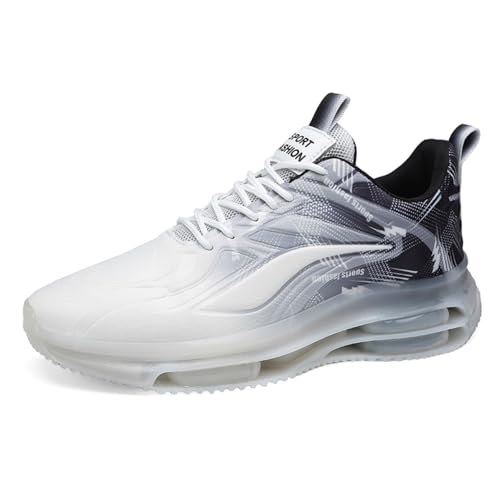 SixfoxHerren Wanderschuhe Turnschuhe Gym Sportschuhe Turnschuhe Laufschuhe Tennisschuhe Freizeit Straßenlaufschuhe Mode Leichte Atmungsaktive Turnschuhe in Übergröße weiß grau36 SixfoxHerren Wanderschuhe Turnschuhe Gym Sportschuhe Turnschuhe Laufschuhe Tennisschuhe Freizeit Straßenlaufschuhe Mode Leichte Atmungsaktive Turnschuhe in Übergröße weiß grau36 von Sixfox