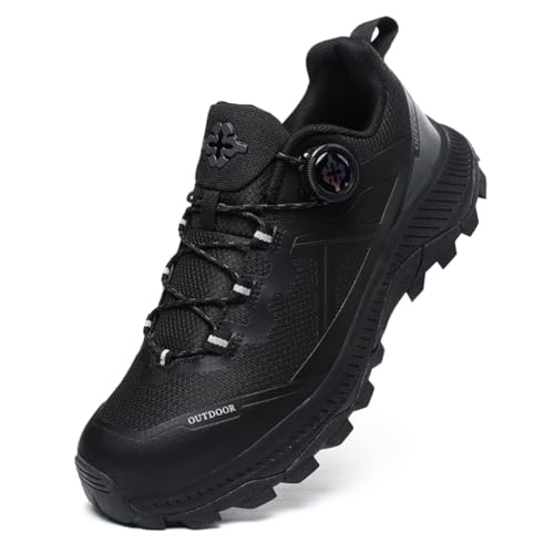 Sixox Wanderschuhe Knöchellange Bergschuhe Anti-Rutsch Schuhe Herren Sneaker Ultraleichte Sportschuhe für Camping Wandern Herren Wasserdicht Leicht Outdoor TrekkingschuheSchwarz43 Sixox Wanderschuhe Knöchellange Bergschuhe Anti-Rutsch Schuhe Herren Sneaker Ultraleichte Sportschuhe für Camping Wandern Herren Wasserdicht Leicht Outdoor TrekkingschuheSchwarz43 von Sixfox