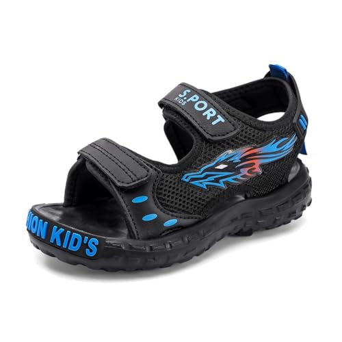 Sommerschuhe Sandals für Boys Sport Outdoor Trekking Kinder Sandalen Mädchen Sommer Sandalen Strandsandalen, Kinderschuhe mit Klettverschluss2488Blau31EU von Sixfox