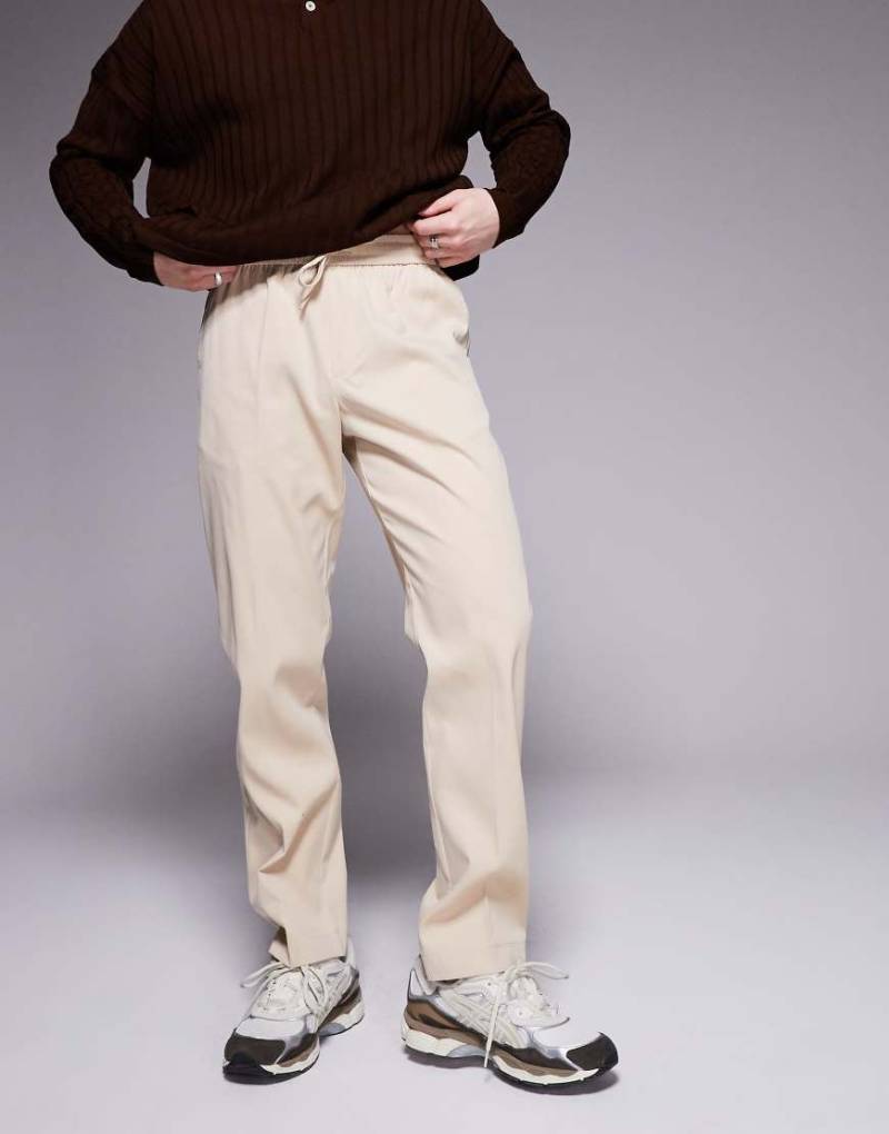 Sixth June - Locker geschnittene Schlupfhose in Beige-Neutral von Sixth June