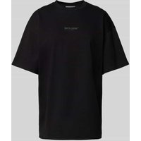 Sixth June Oversized T-Shirt mit Label-Print Modell 'SAMOURAI' in Black, Größe L von Sixth June