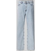 Sixth June Wide Leg Jeans mit Fransen in Blau, Größe 30 von Sixth June