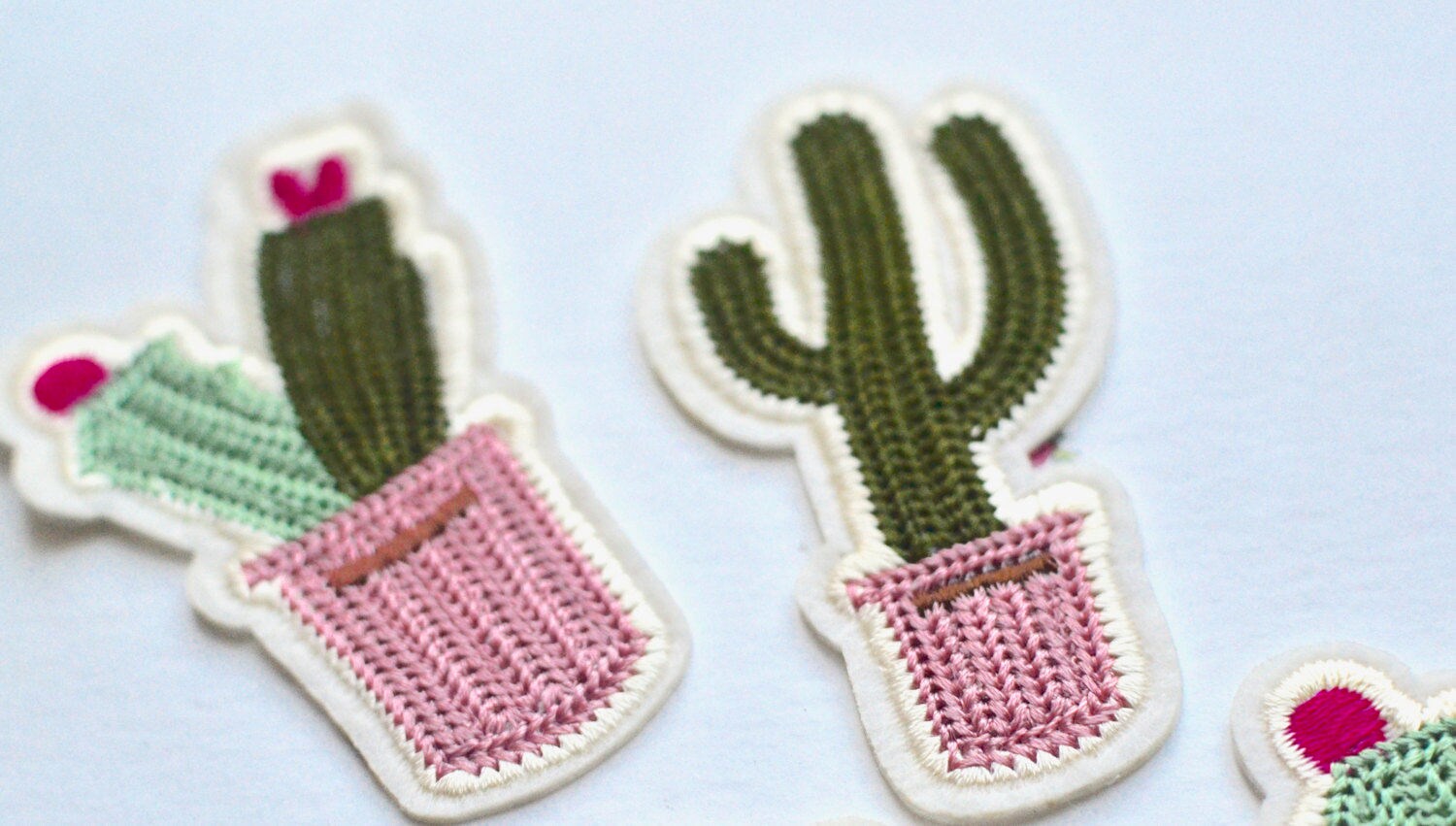 Kaktus Aufnäher, Bügelbild, Scrapbooking, Junk Journal, Kartenherstellung, Applikation, Nähen von SixthCraft
