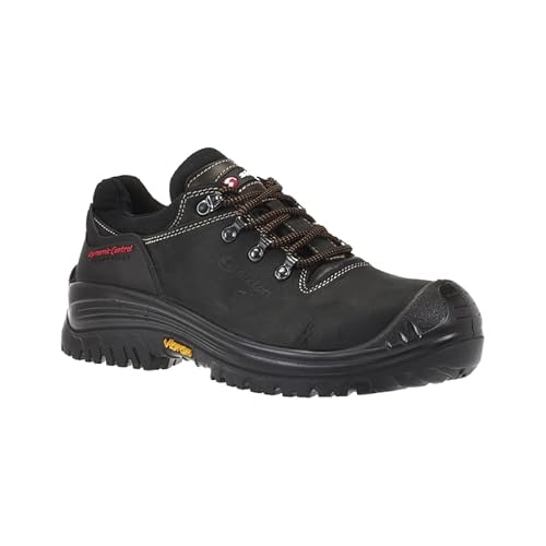SIXTON Sicherheits Halbschuh Sella S3 HRO HI SRC nach EN ISO 20345:2011 Farbe: schwarz schwarz Größe 46 von SIXTON