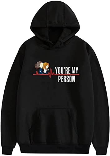 SiyaTom Herren Damen Hoodies Grey's Anatomy Kapuzenpullover Druck Pullover Sweatshirt Grey-Sloan Memorial Hospital von SiyaTom