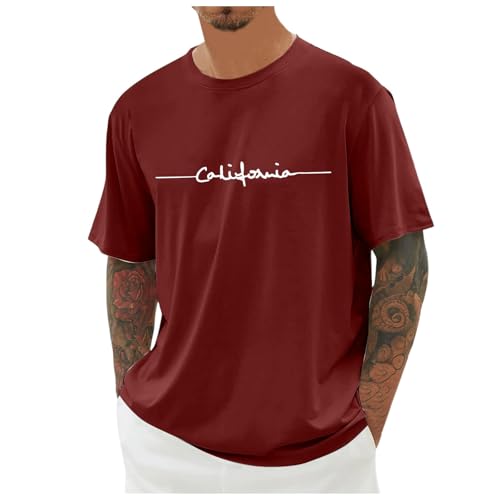 Oversized T-Shirt Herren Sommer T-Shirts Rundhals Kurzarm Shirt mit City Drucken Basic Shirts Stilvolle Freizeitshirt Bequeme Laufshirt Lockere Streetwear Hemd S-6XL Sportshirt für Männer Oversized T-Shirt Herren Sommer T-Shirts Rundhals Kurzarm Shirt mit City Drucken Basic Shirts Stilvolle Freizeitshirt Bequeme Laufshirt Lockere Streetwear Hemd S-6XL Sportshirt für Männer von Sizoer