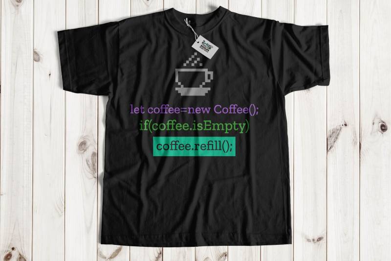 Coder Kaffee Geschenk Unisex Lustiges Codeing T-Shirt | Computer Programmierer Shirt Software-Programmierer Geschenke von SizzlesSuperStore