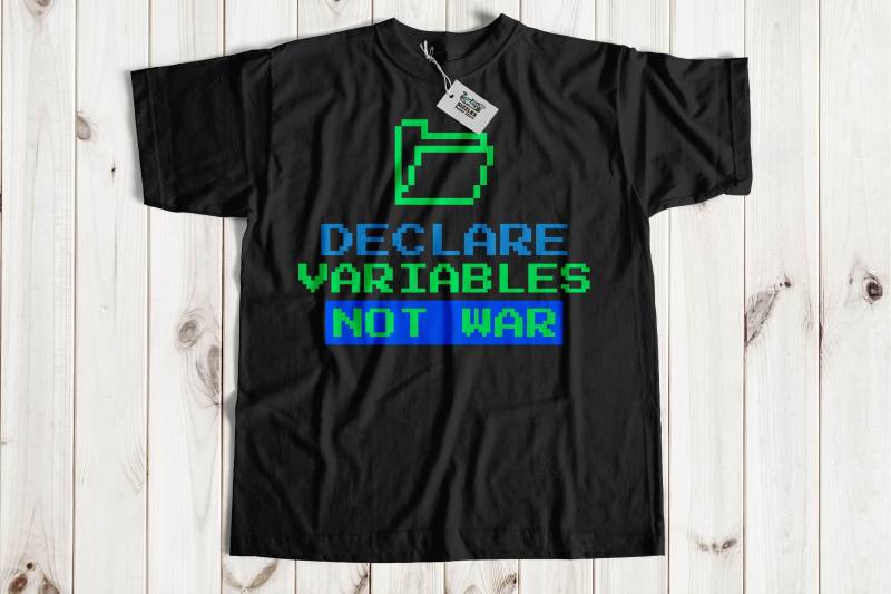Erklären Sie Variablen Nicht Krieg Unisex Lustiges Code T-Shirt | Computer Programmierer Shirt Software-Programmierer Geschenke von SizzlesSuperStore