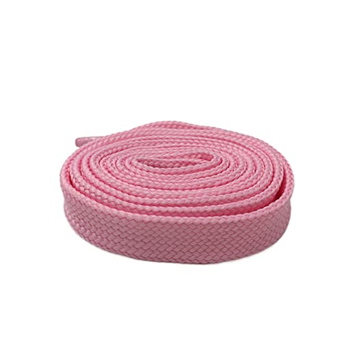 1,8cm 0,7 '' Fat Shoelaces für Lady Woman Heavy Duty Schnürsenkel Sneaker Flach Breite Schuhe Strings, 138 Rosa, 100cm von Sjzwt