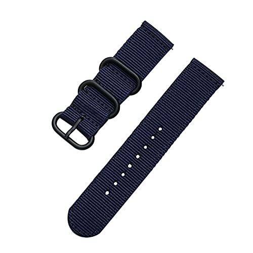 Sjzwt Nylon Uhrenarmband 20mm 22mm Uhrenarmband Nylon NATO Armband, Dunkelblau, 18mm Sjzwt Nylon Uhrenarmband 20mm 22mm Uhrenarmband Nylon NATO Armband, Dunkelblau, 18mm von Sjzwt