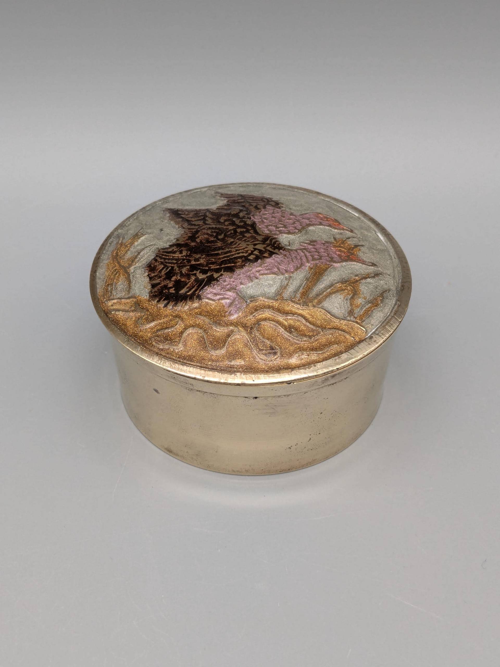 Messingdose , Schmuckdose, Geschenkdose, Art Nouveau , 40Er Jahre Messingdose , Schmuckdose, Geschenkdose, Art Nouveau , 40Er Jahre von SkadivonWinterfeld