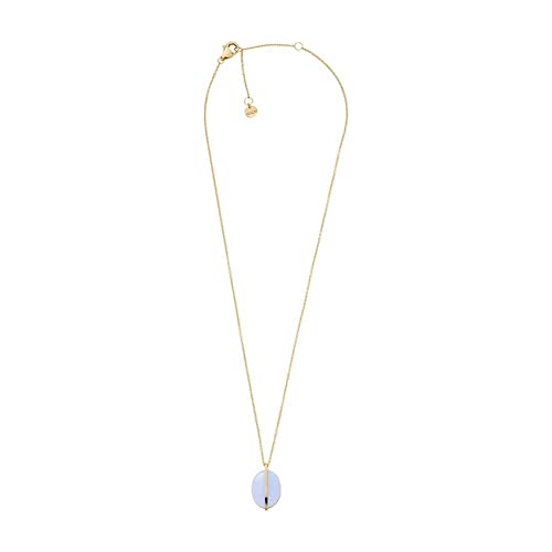Skagen Halskette Für Frauen Meer Glas, Gesamtlänge: 40Cm + 5Cm Gold Edelstahl Halskette, SKJ1578710 Skagen Halskette Für Frauen Meer Glas, Gesamtlänge: 40Cm + 5Cm Gold Edelstahl Halskette, SKJ1578710 von Skagen