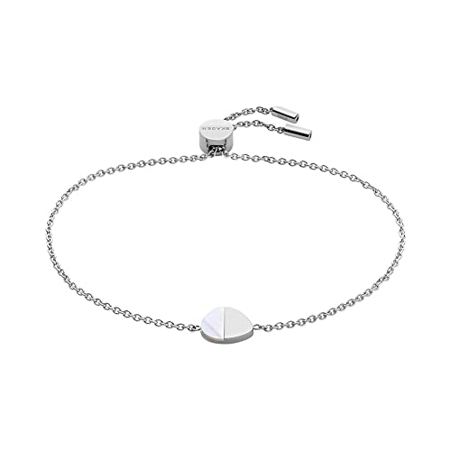 SKAGEN Armband Agnethe Perlmutt silberfarben, SKJ1560040 von Skagen