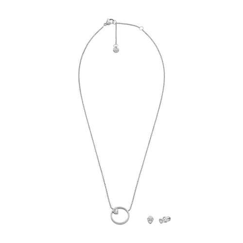 SKAGEN Damen-Geschenkset Kariana Kette Ohrringe Glitz Heart, SKJB1016SET SKAGEN Damen-Geschenkset Kariana Kette Ohrringe Glitz Heart, SKJB1016SET von Skagen