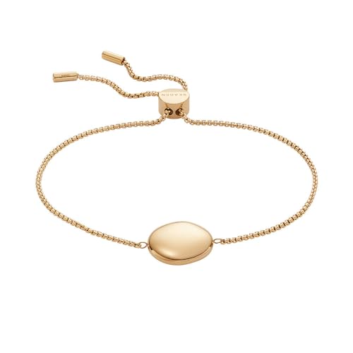 Skagen Damen-Gliederarmband Edelstahl goldfarben, SKJ1775710 von Skagen