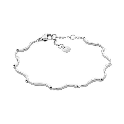 Skagen Damen-Gliederarmband Essential Waves Edelstahl, SKJ1793040 Skagen Damen-Gliederarmband Essential Waves Edelstahl, SKJ1793040 von Skagen