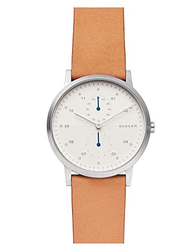 SKAGEN Herren Analog Quarz Uhr mit Leder Armband SKW6498 von Skagen