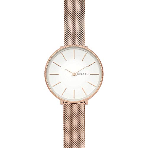 SKAGEN Damen Analog Quarz Uhr mit Edelstahl Armband SKW2726 von Skagen