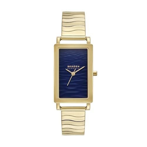 Skagen Hagen Damenuhr, Quarz-Dreizeigerwerk mit Edelstahl- oder Lederarmband von Skagen