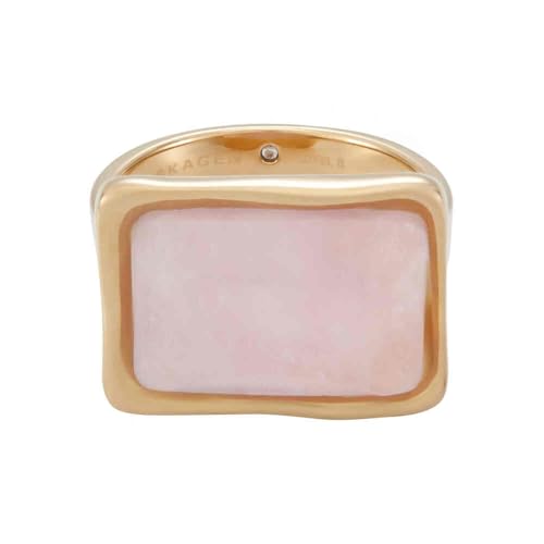 Skagen Anja Quartz Women's Stainless Steel Signet Rings Rosa und Goldton,P Skagen Anja Quartz Women's Stainless Steel Signet Rings Rosa und Goldton,P von Skagen