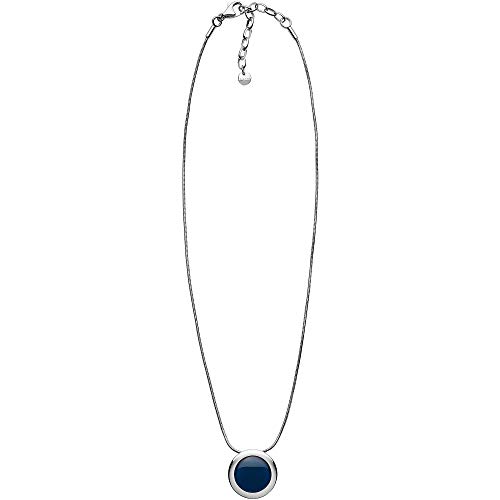 Skagen Damen Edelstahl Mesh Halskette SEA GLASS mit Karabinerverschluss, blau Skagen Damen Edelstahl Mesh Halskette SEA GLASS mit Karabinerverschluss, blau von Skagen