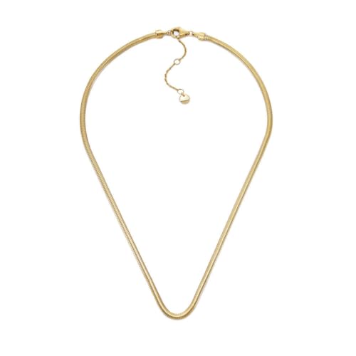 Skagen Moderne Stak Women's Stainless Steel with lobster clasp closure necklace Dunkelgold,45.6Lx0.3Wxcm Skagen Moderne Stak Women's Stainless Steel with lobster clasp closure necklace Dunkelgold,45.6Lx0.3Wxcm von Skagen