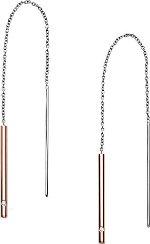 Skagen Damen-Edelstahl-Ohrringe mit Bügelverschluss von Skagen