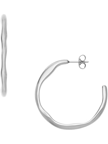 Skagen Women's Stainless Steel Push Back Earrings Pastell-Silber,3.5Lx3.43Wxcm Skagen Women's Stainless Steel Push Back Earrings Pastell-Silber,3.5Lx3.43Wxcm von Skagen