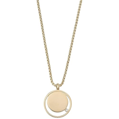 Skagen Halskette Für Frauen Katrine, Länge: 406.4mm+50.8mm, Breite: 16mm, Höhe: 16mm Gold-Edelstahl Halskette, SKJ1620710 Skagen Halskette Für Frauen Katrine, Länge: 406.4mm+50.8mm, Breite: 16mm, Höhe: 16mm Gold-Edelstahl Halskette, SKJ1620710 von Skagen