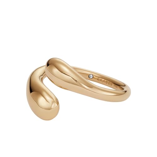 Skagen Damenring Liquid Metal überkreuzt Edelstahl goldfarben, SKJ1771710 von Skagen