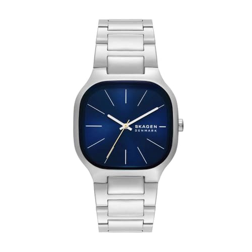 Skagen Mellem Herrenuhr, Quarz-Dreizeigerwerk mit Edelstahlarmband von Skagen