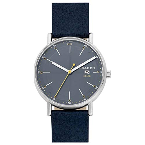 SKAGEN Herren Analog Quarz Uhr mit Leder Armband SKW6451 von Skagen