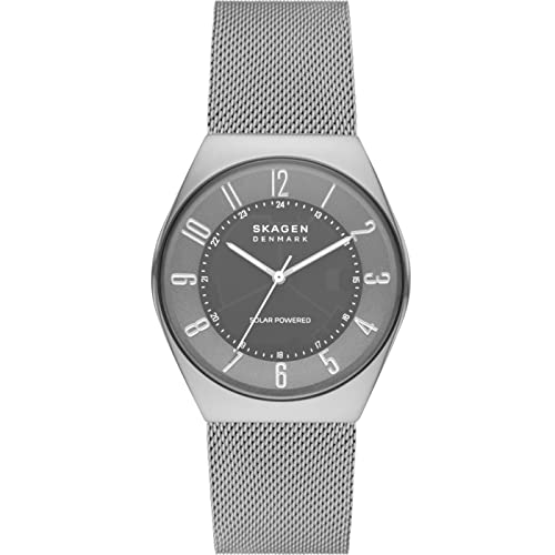 Skagen Herren Solar/3 Hand Uhr mit Armband GRENEN SOLAR POWERED SKW6836 von Skagen