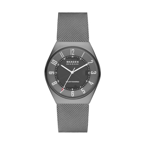 Skagen Herren Solar/3 Hand Uhr mit Armband GRENEN SOLAR POWERED SKW6836 von Skagen