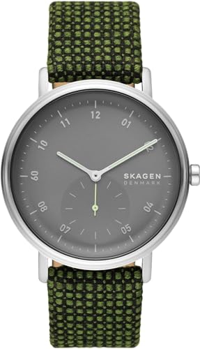 Skagen Herren-Uhren Analog Quarz One Size Grün 32025190 von Skagen