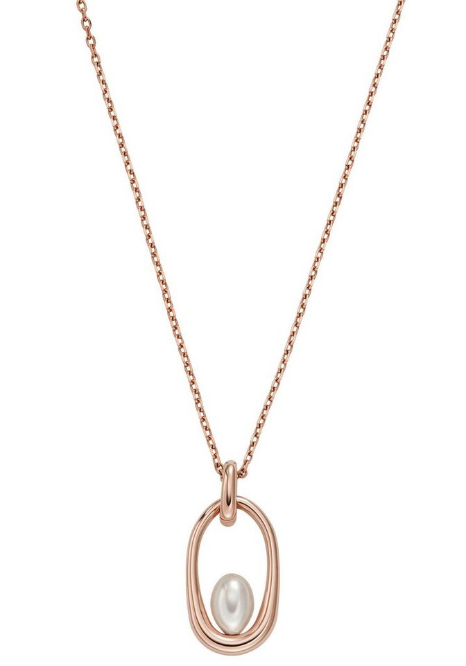 SKAGEN Kette mit Anhänger Schmuck Geschenk Edelstahl AGNETE, mit Muschelkernperle von SKAGEN