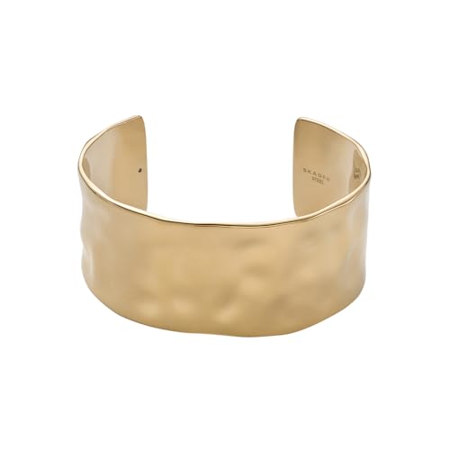 Skagen Moderne Stak Damen Gold-Ton Edelstahl Armband, SKJ1877710 Skagen Moderne Stak Damen Gold-Ton Edelstahl Armband, SKJ1877710 von Skagen