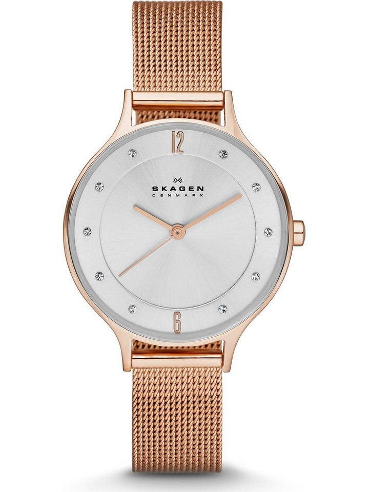 Skagen Quarzuhr Skagen Damen-Uhren Analog Quarz von Skagen