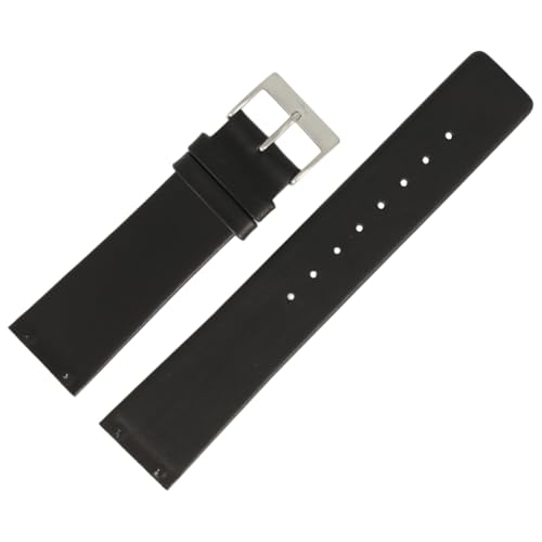 Skagen Uhrenarmband 22mm Leder Schwarz - LB-233XXLSLB von Skagen