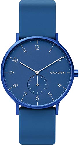 Skagen Herren Aaren Kulor Dreizeiger, 41 mm Gehäusegröße, Aluminiumuhr mit Silikonarmband Skagen Herren Aaren Kulor Dreizeiger, 41 mm Gehäusegröße, Aluminiumuhr mit Silikonarmband von Skagen