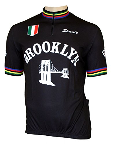 Skaide Radtrikot Brooklyn Retro Kurzarm, Größe 3XL von Skaide