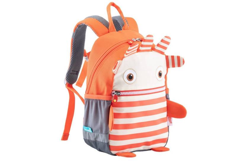 Skandika Kinderrucksack für Mädchen und Jungen von 1 bis 5 Jahren, Sorgenfresser, Brustgurt, 8 L, Namensschild, reflektierende Elemente, Kindergartenrucksack von Skandika