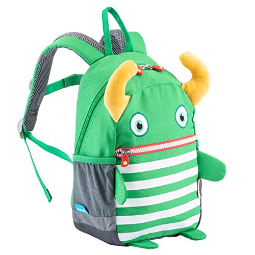 Skandika Sorgenfresser Kinderrucksack Pat | Kinder Rucksack ab 1-5 Jahre für Mädchen und Jungen, 8 L, Namensschild, reflektierende Elemente, Outdoor | Kindergartenrucksack, Vorschulrucksack von Skandika