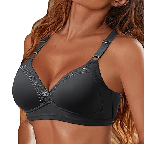 Damen BH Große Brüste Damen-Unterwäsche-BH ohne Stahlring Push-Up-BH X Reif von Skang