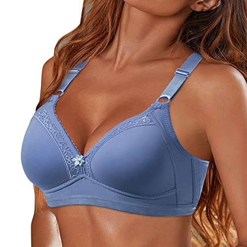 Damen BH Große Brüste Damen-Unterwäsche-BH ohne Stahlring Push-Up-BH X Reif von Skang