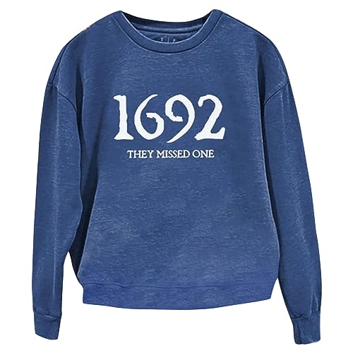 Damen Sweatshirt Rundhals Oberteile Casual Basic Langarmshirt Pullover Langarm Pulli Herbst Winter Frauen Buchstaben Locker Shirts Tunika Bluse Tops ohne Kapuze von Skang