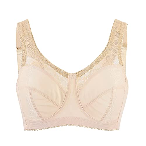 Skang BH Damen Frauen ohne Plus-Size reizvolle Damenspitze Underwire BH Unterwäsche Putz Dessous von Skang